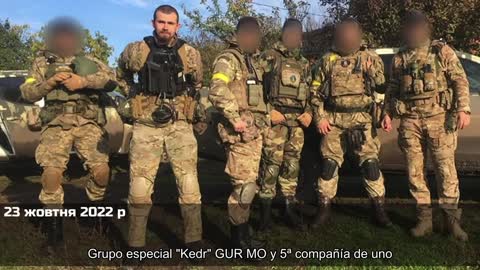 El grupo especial "Kedr" del Ministerio del Interior y la 5ª compañía de uno de los batallones de l