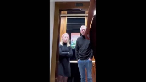 Elevator's perfect timing captured the most priceless reactions