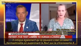 Dr. Love Reports PCR Swab Test Used for Human Cloning Stew Peters Interview