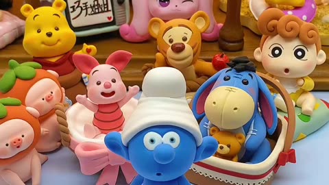 Magical Smurfs: Creating Whimsical Characters with Foam Clay