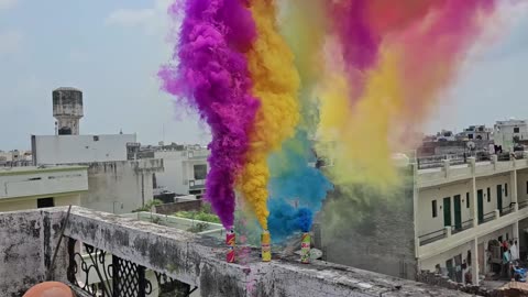 Color Smoke | firework for marriage | Electric Firework | Crazy Experiment