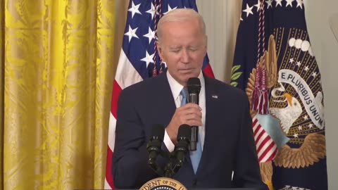 Biden malfunctions during remarks at his screening of "American Born Chinese"