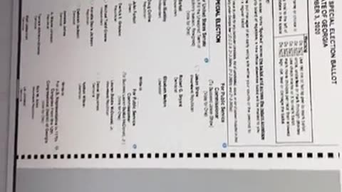 Dominion Voting Machine Flaws -- 2020 Election Coffee County, Georgia Video 1