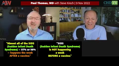 SUDDEN INFANT DEATH SYNDROME (SIDS) IS CAUSED BY VACCINES NOTES PAUL THOMAS, MD