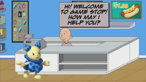 Classic Caillou Gets Fired At 4 Jobs