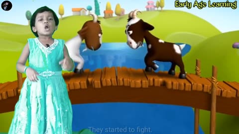 Two Silly Goats Story | Moral Story of Two Silly Goats | Learn English Story | Kids | I Am Creative