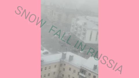 Snow 🌨️ fall in Russia 🥶🪆