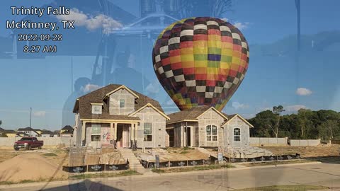 Hot Air Balloon Forced To Land In Trinity Falls Neighborhood