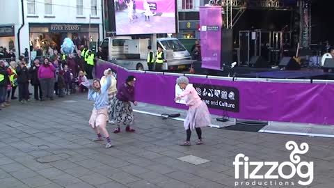 Fizzog's Dancing Grannies strut their stuff in Stafford
