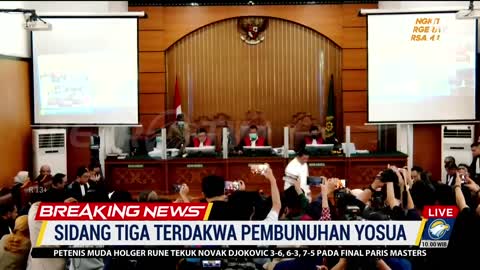 BREAKING NEWS - Gabungan 3 Terdakwa di Pengadilan Negeri Jakarta Selatan