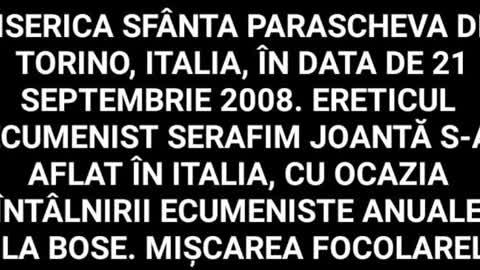 Ereticul Serafim Joanta eretici BISERICA, Episcopi si FRATI; Pactul de Unitate, UNITATEA CRESTINILOR