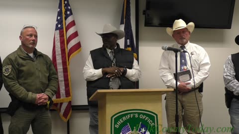 PRESS CONFERENCE ON CAPITAL MURDER CASE, LIVINGSTON TEXAS, 12/30/23...