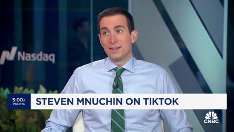 It's a great business and I'll form a group to acquire TikTok,"ex-Treasury Secretary Steven Mnuchin.
