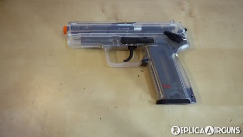 Umarex HK USP Clear CO2 Airsoft Gun Table Top Review
