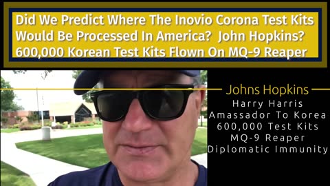 Ground Zero For MQ-9 Reaper Bob Malone's Inovio Test Kits From Korea To Johns Hopkins