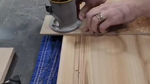 Cutting a circle out of Cedar