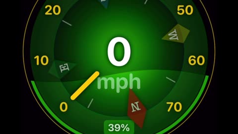 Overview of iOS app GmSpeedPlus. This is basically a speedometer with additional gauges.