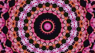 fast paced kaleidoscope images with beautiful colors