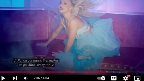 dammit is that LineBacker #britneyspears #double in the slumber party music video?
