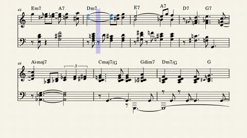 Irving Berlin - White Christmas (Jazz Piano cover) sheet music