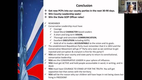 Overview of County Republican Party Organization