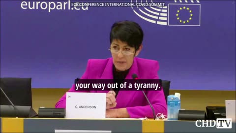 MEP Christine Anderson Issues Wake-Up Call
