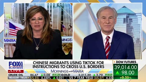 Governor Abbott Joins Fox Business, Slams Biden's Open Border Policies