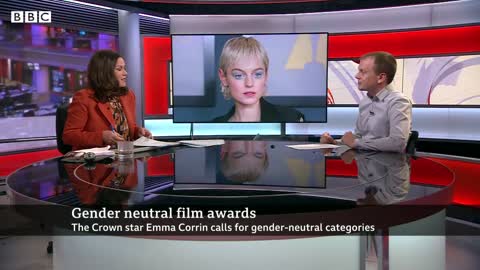 The Crown star Emma Corrin calls for gender neutral awards