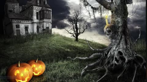 Halloween Mystical Tree - Cool Background