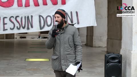 2023-01-21/08 - Manifestazione NOGIANIDAY, Pisa - Siro Nicolazzi (Comitato No Green Pass Pisa)