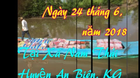 Phát gạo lần 04 của Nhóm Tông Đồ Lòng Chúa Thương Xót tại Xã Nam Thái.