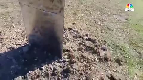 Mysterious Monolith Appears On Romanian Hillside | NBC News NOW