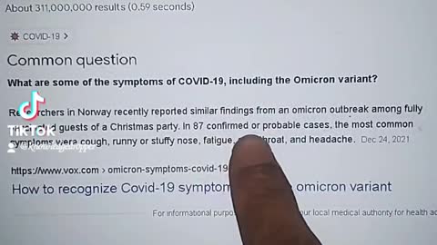 Omicron VS Common Cold