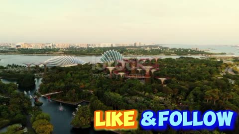 Singapore skyline high-tech cityscape smart
