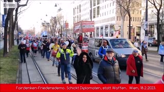 World Wide for Freedom Protest in Vienna