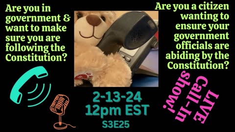 LIVE Call-In Show: Your Constitutional Questions Answered!‍ S3E25