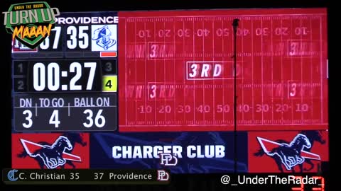 WOW!! What a comeback! _ Undefeated Providence Day (7-0) vs Charlotte Christian (NC) _ #UTR Mix