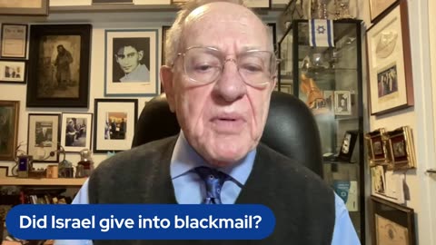 Did Israel give into blackmail?