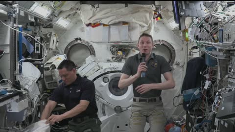 Expedition 69 Space Station Crew Answers Louisiana NASA ASTRO CAMP Student Questions - Aug. 8, 2023