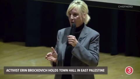 Erin Brockovich Holds Town Hall In East Palestine To Help Residents Prepare For The 'Long Game'