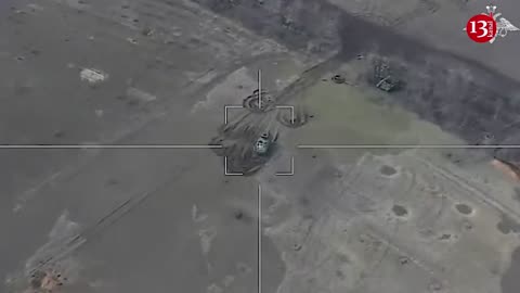 Moment Russian kamikaze drone strikes UK-made Stormer HVM anti-aircraft missile system
