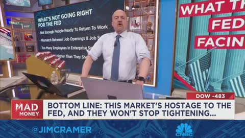 Jim Cramer explains why the Fed needs to keep hiking interest rates