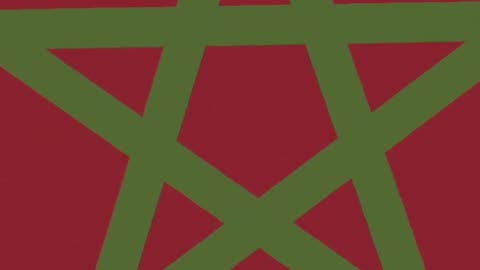 Create a Morocco Flag with Commands in minecraft