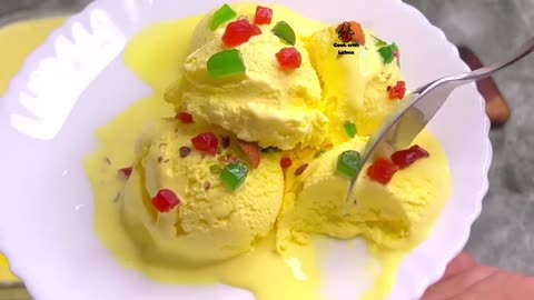 custard icecream Recipe/bazar jesi custard icecream ghar par