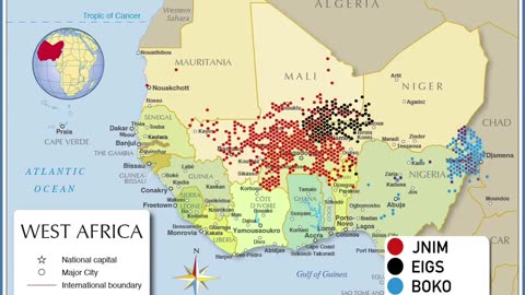 Vizualizácia významu Alliance des États du Sahel