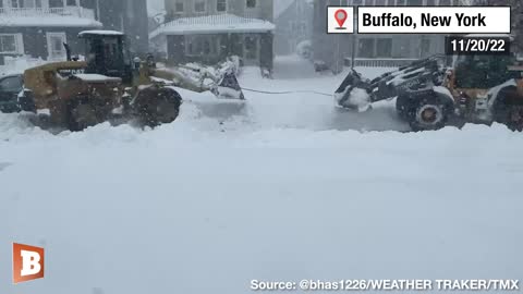 Global Warming in Action: NY State Gets Slammed with "Historic" Snowfall