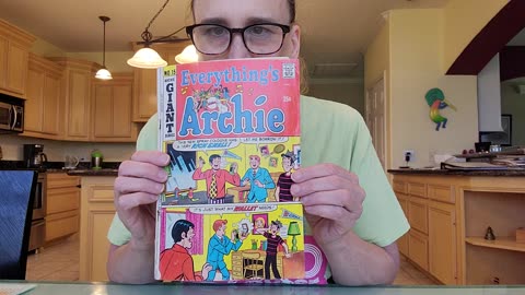 Unboxing four Archie comic books I bought off of eBay