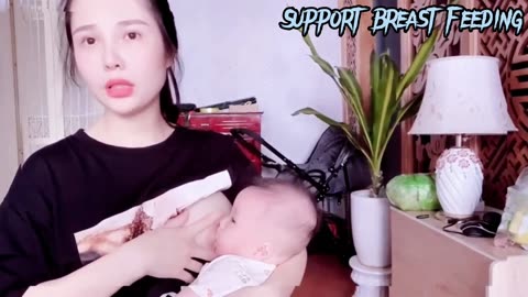 Chinese Mom Breast Feeding