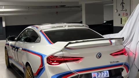 Unwrapping the most beautiful looking bmw car 👀♥️