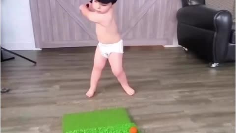 Kid golfer